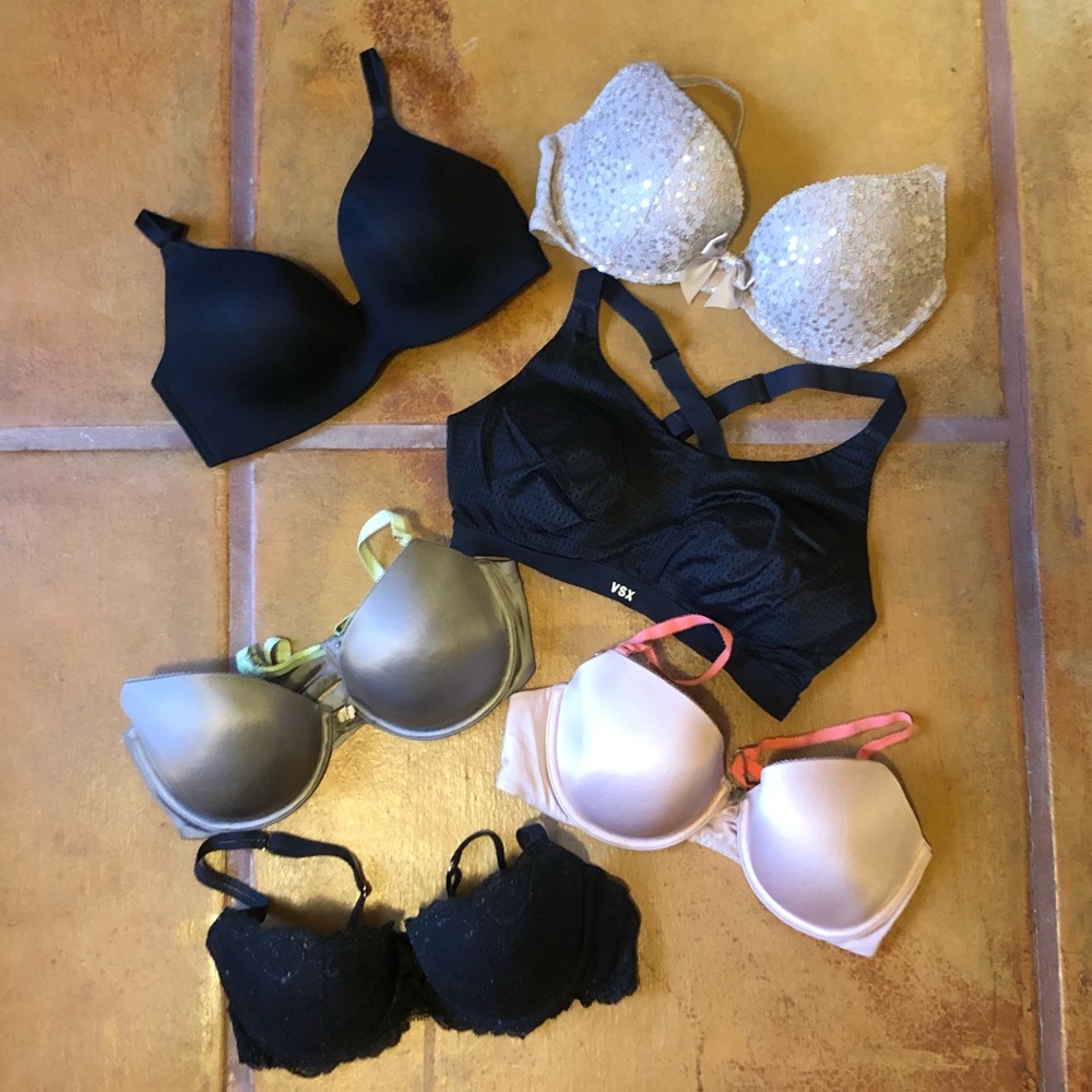 34D Bra Bundle w/ VS, Aerie & more!